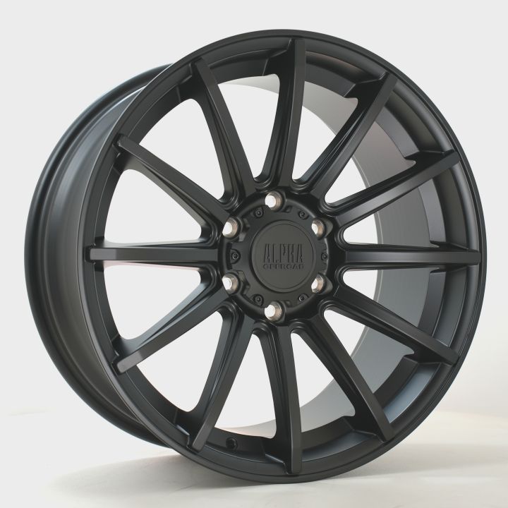 Alpha Offroad<br>Machete Flat Black (20x9)